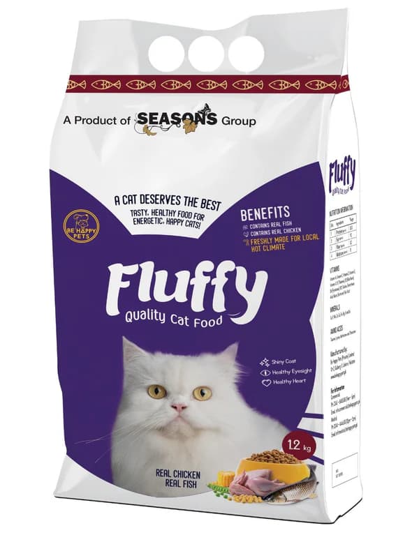 Fluffy Cat Food – 1.2kg